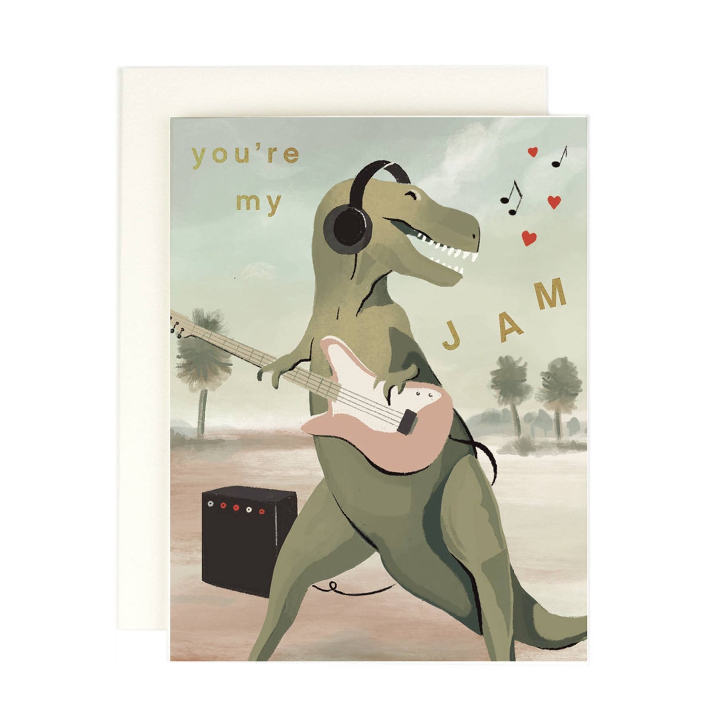 You're My Jam - Dino Greeting Card