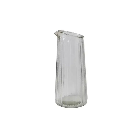 Ruffle Glass Lines Carafe