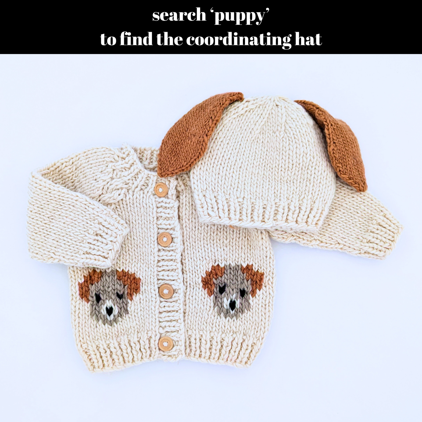 Puppy Cardigan Sweater Baby & Toddler: 0-6 months