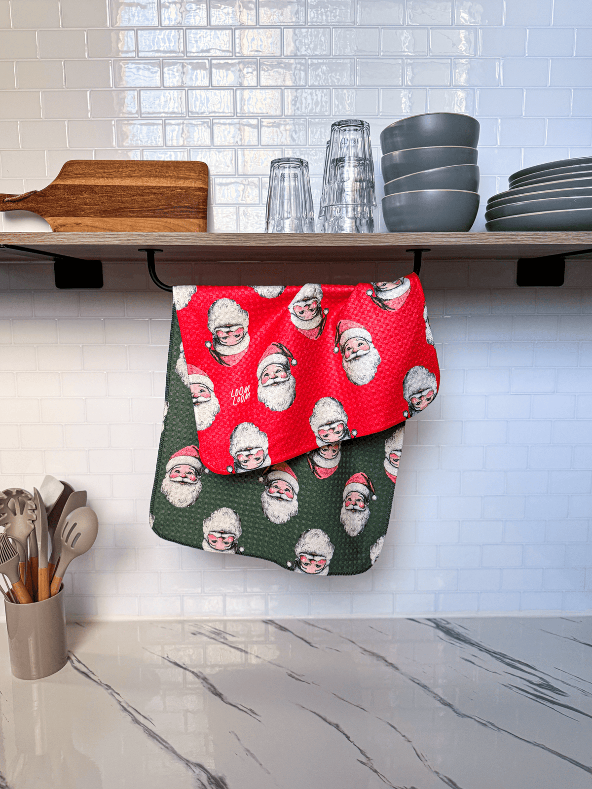 Vintage Santas Reversible