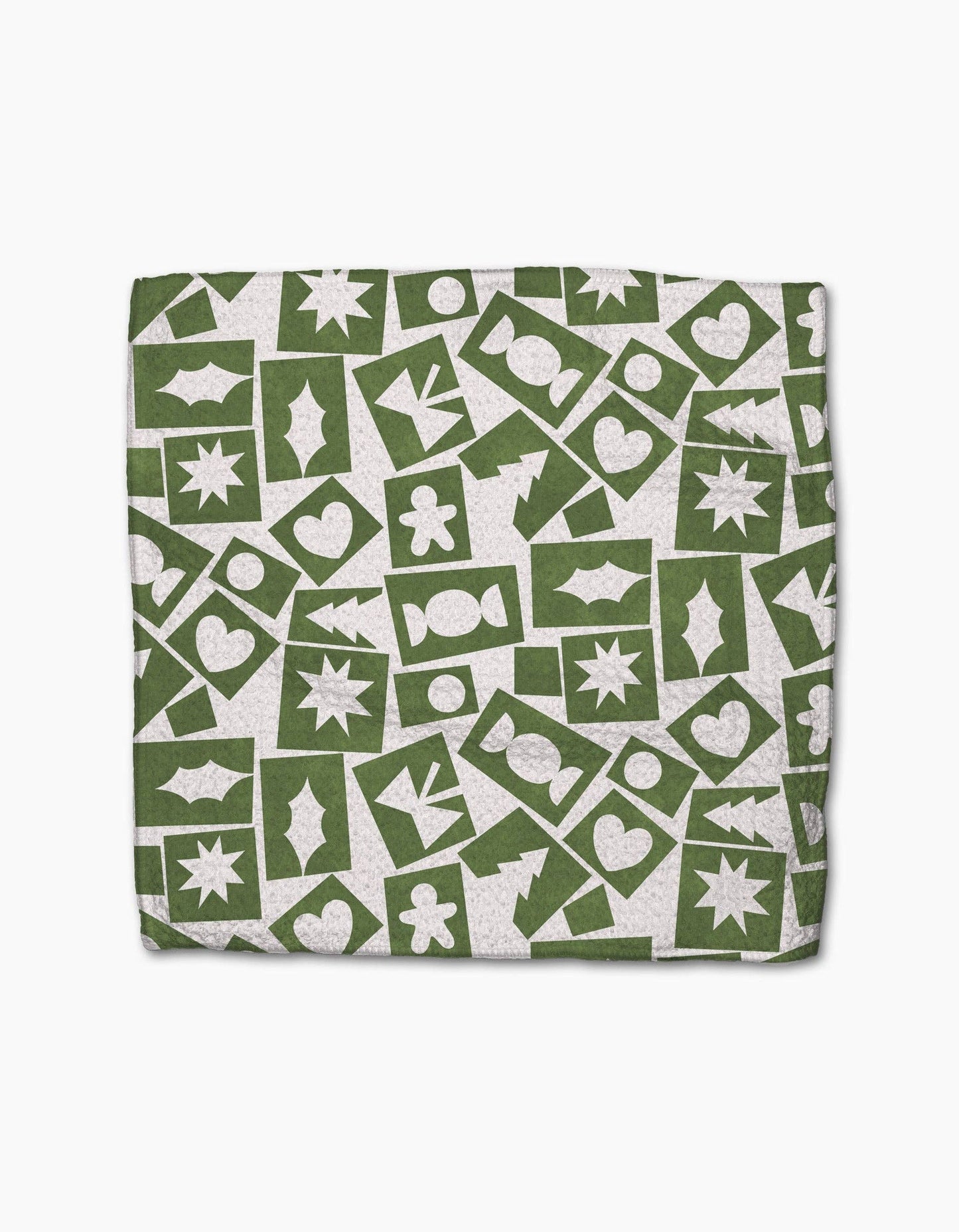 Cutout Christmas Dishcloth Set