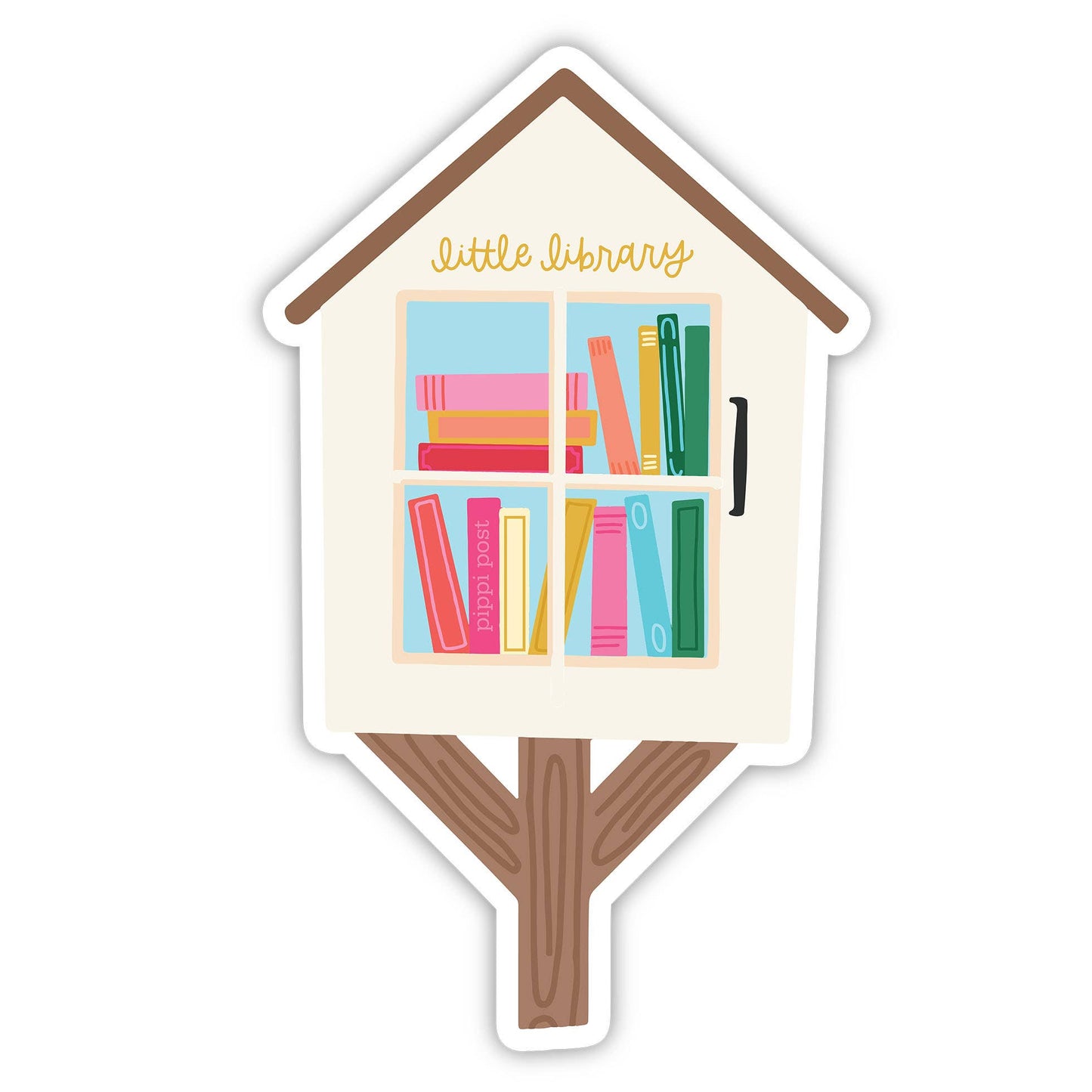 Little Library Decal Sticker