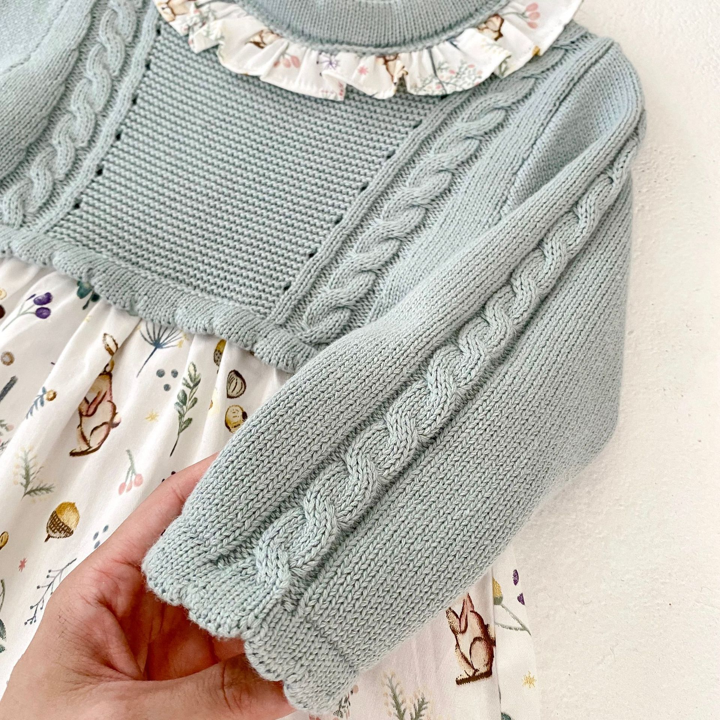 Annie & Charles® Baby Bloomer/FOREST LIFE dress