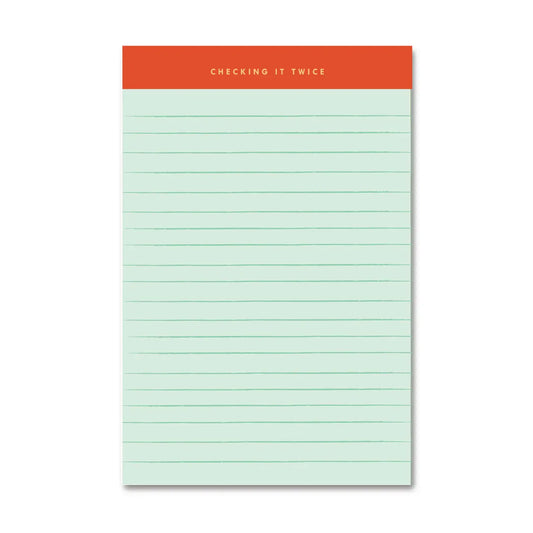 Checking It Twice Memo Notepad