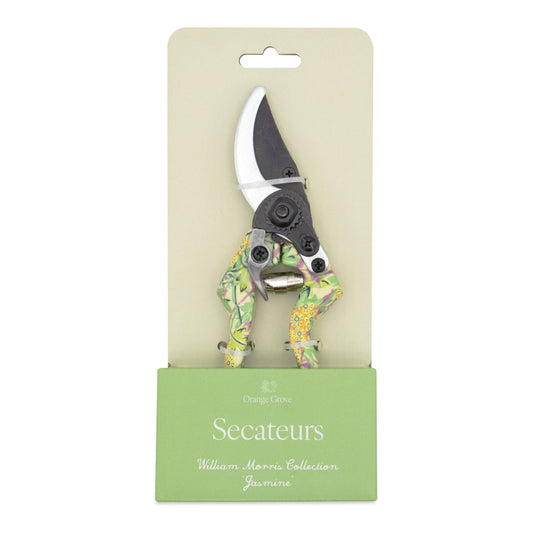 Orange Grove Secateurs - William Morris Jasmine Design