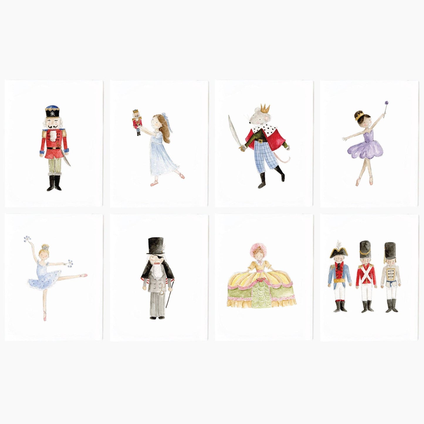 Nutcracker assorted notecard set