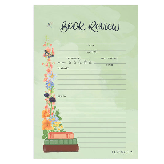 Book Review 4x6 Notepad