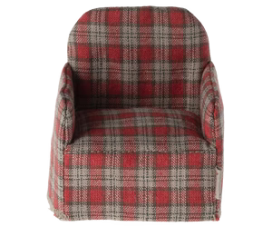 Chair, Mouse - Red checker