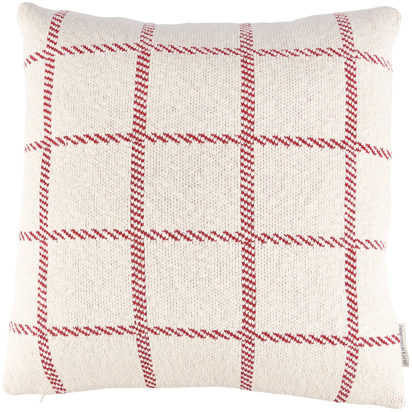 Open Gingham Pillow