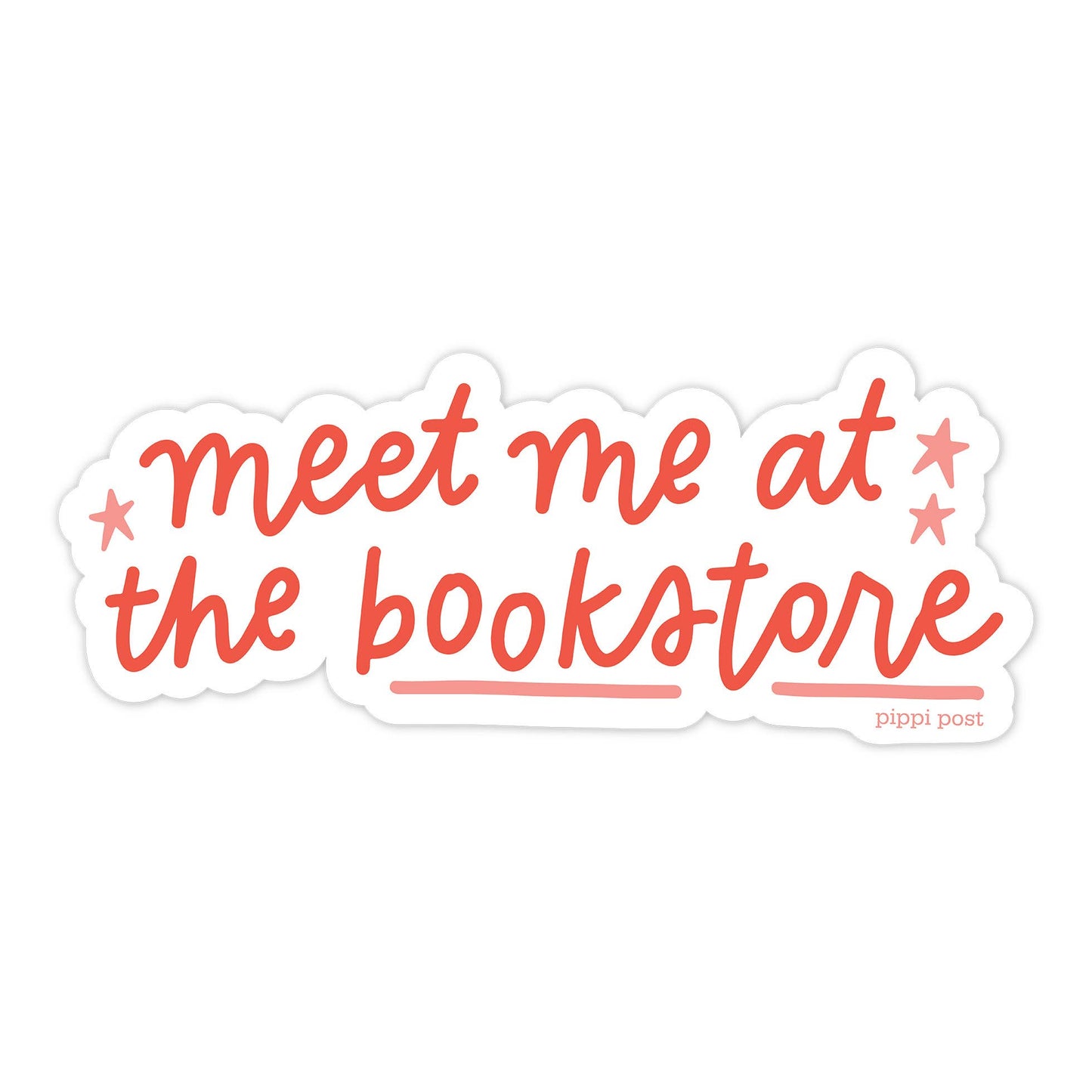 Meet Me At The Bookstore Decal Sticker