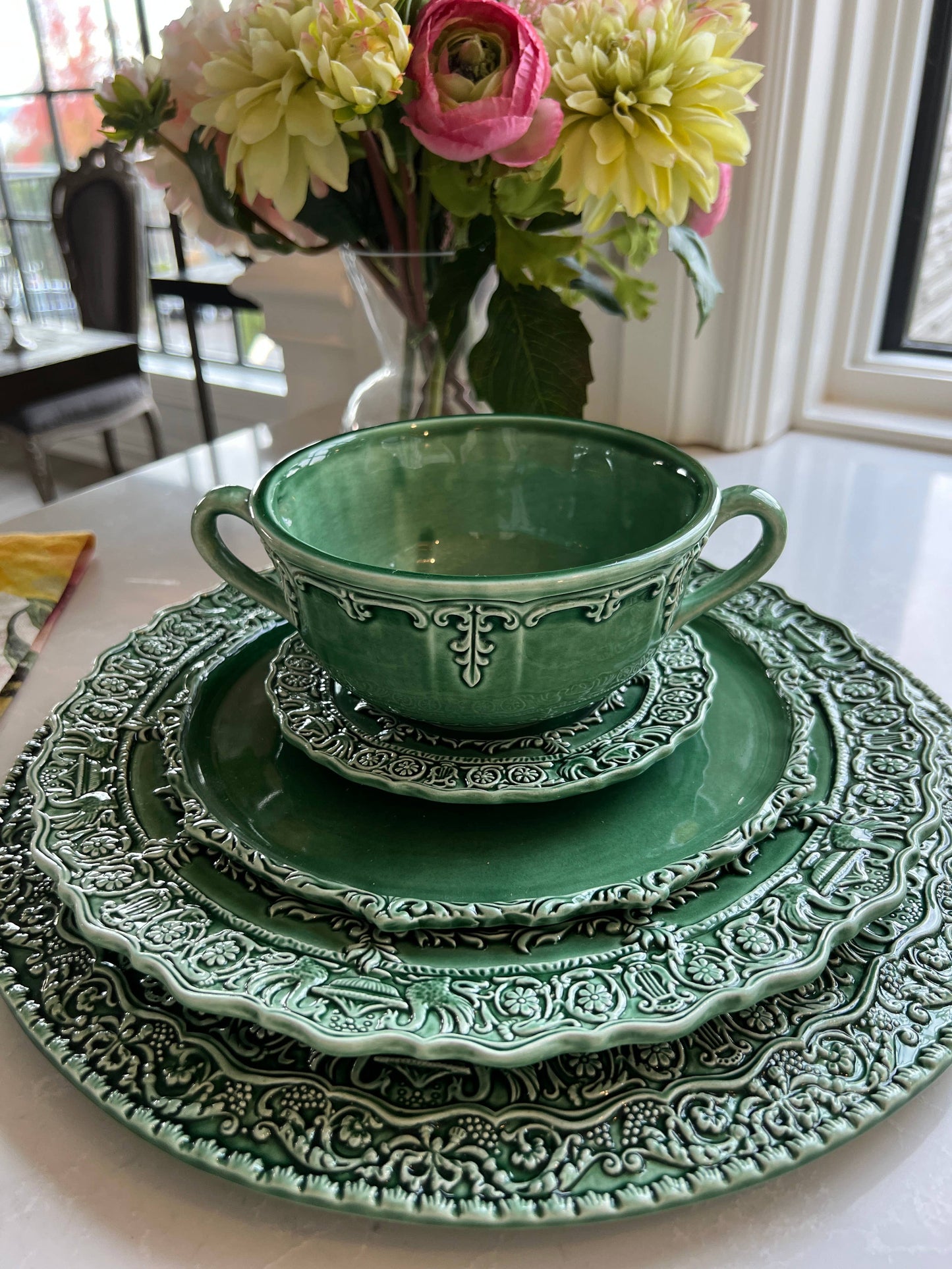 Renaissance Italian Green Charger