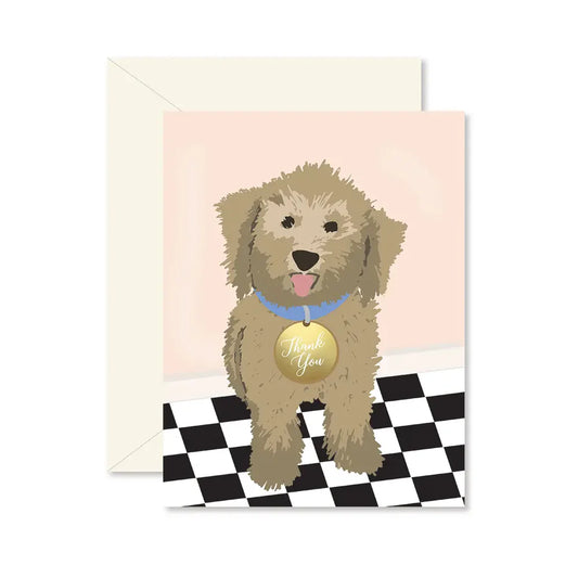 Dog Thank You Greeting Card