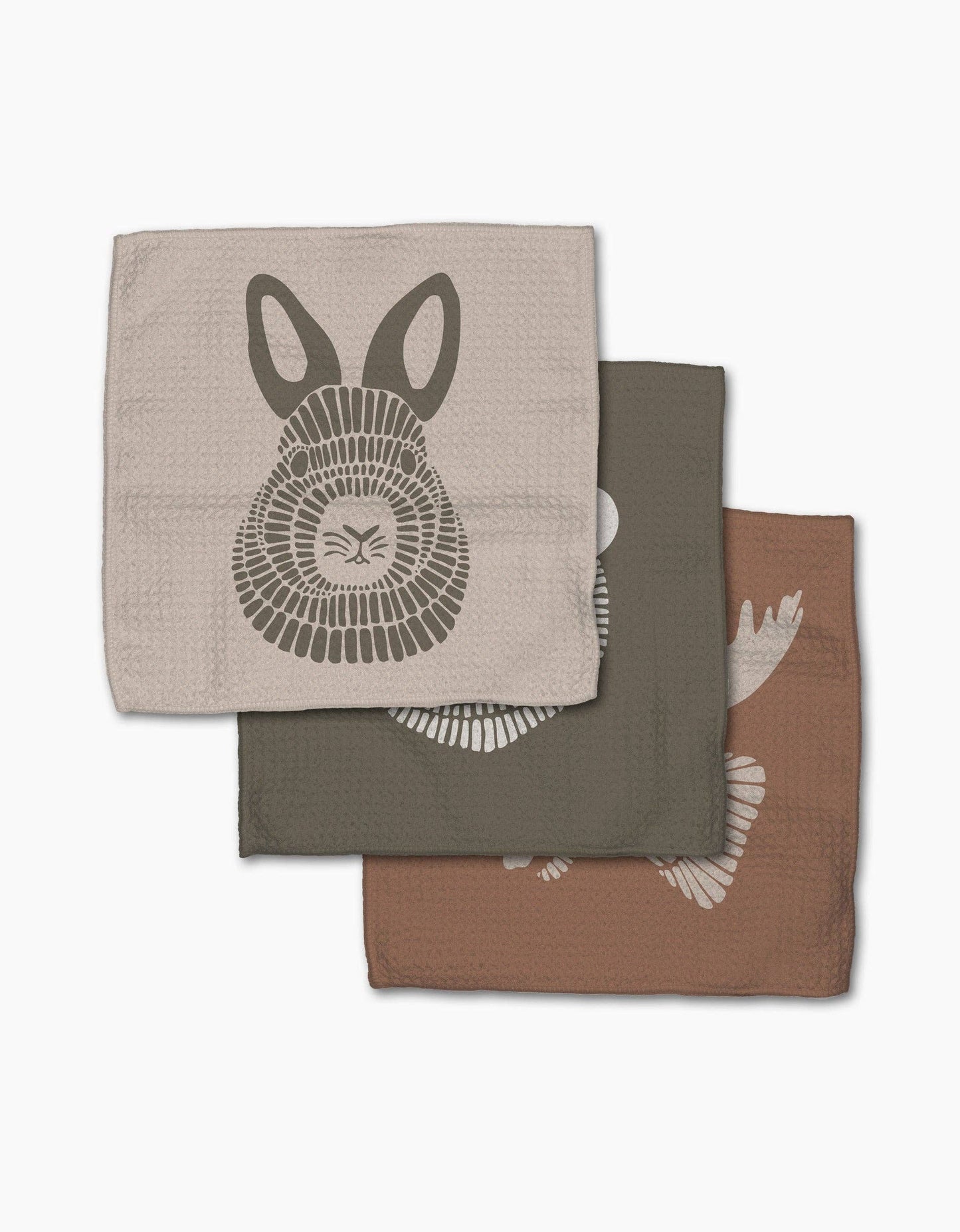Forest Animals Dishcloth Set