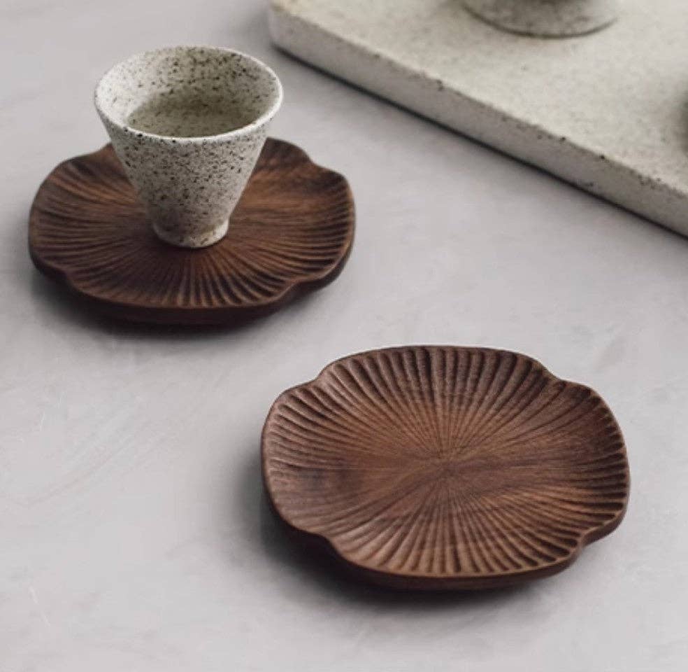 Black Walnut Flower Coaster