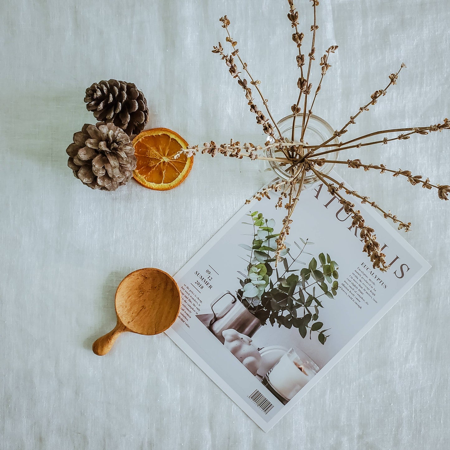 Handcarved Wooden Coffee, Tea Spoon - Measuring Spoon