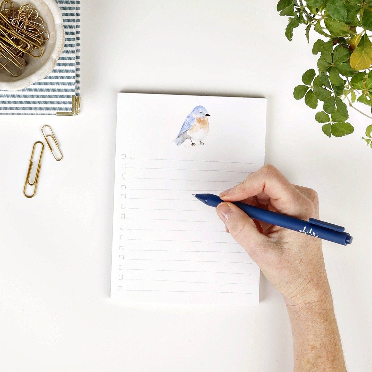 Cottage Checklist notepad