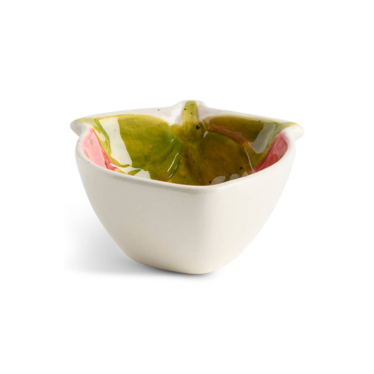 Strawberry Shaped Ceramic Mini Bowl - 5in