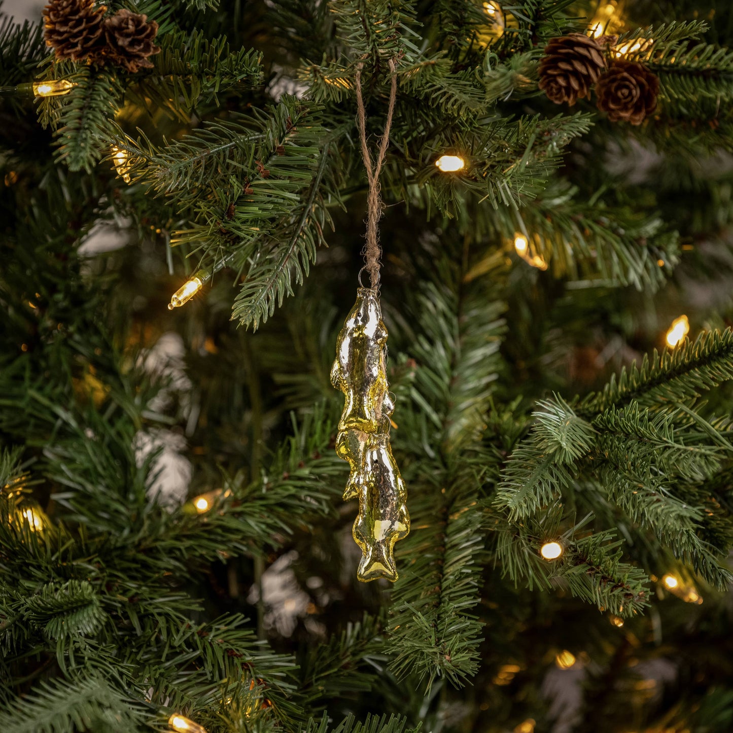 Triple Fish Ornament