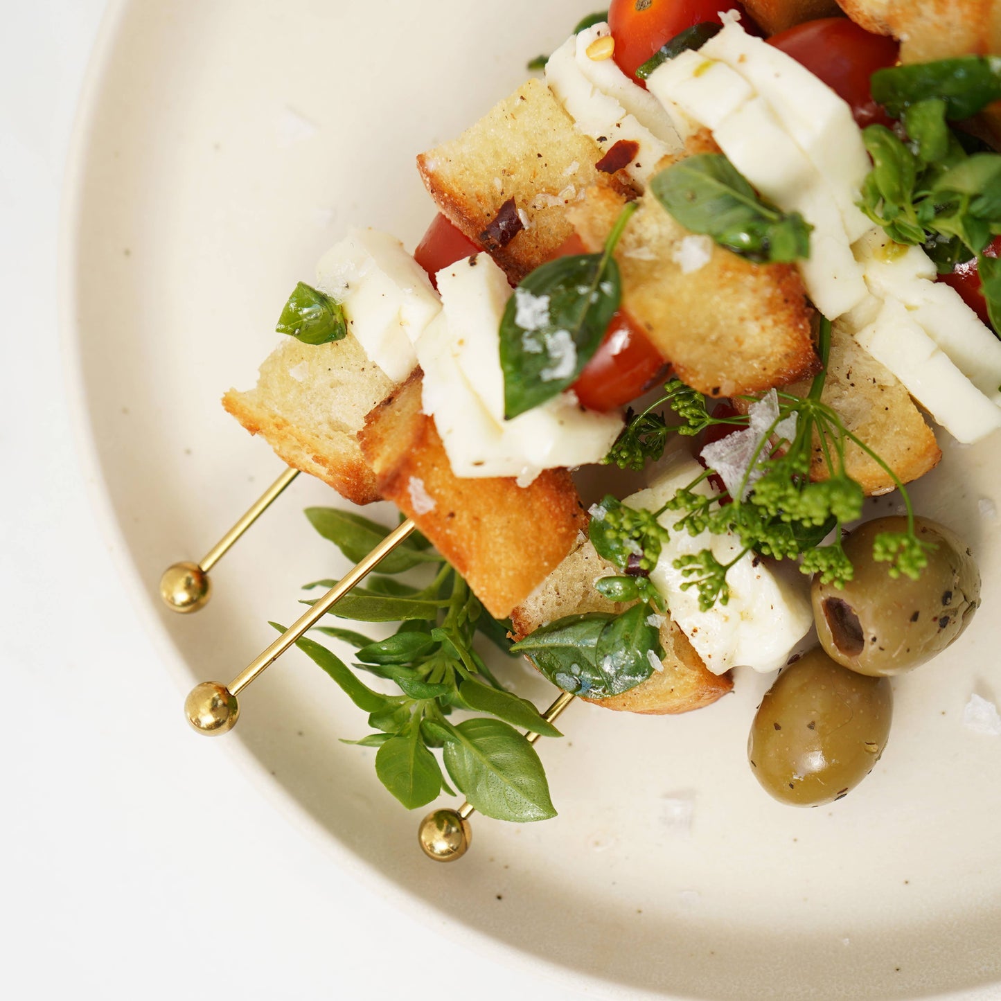 Cocktail Picks Combo Set, Gold (6 Short & 6 Long)