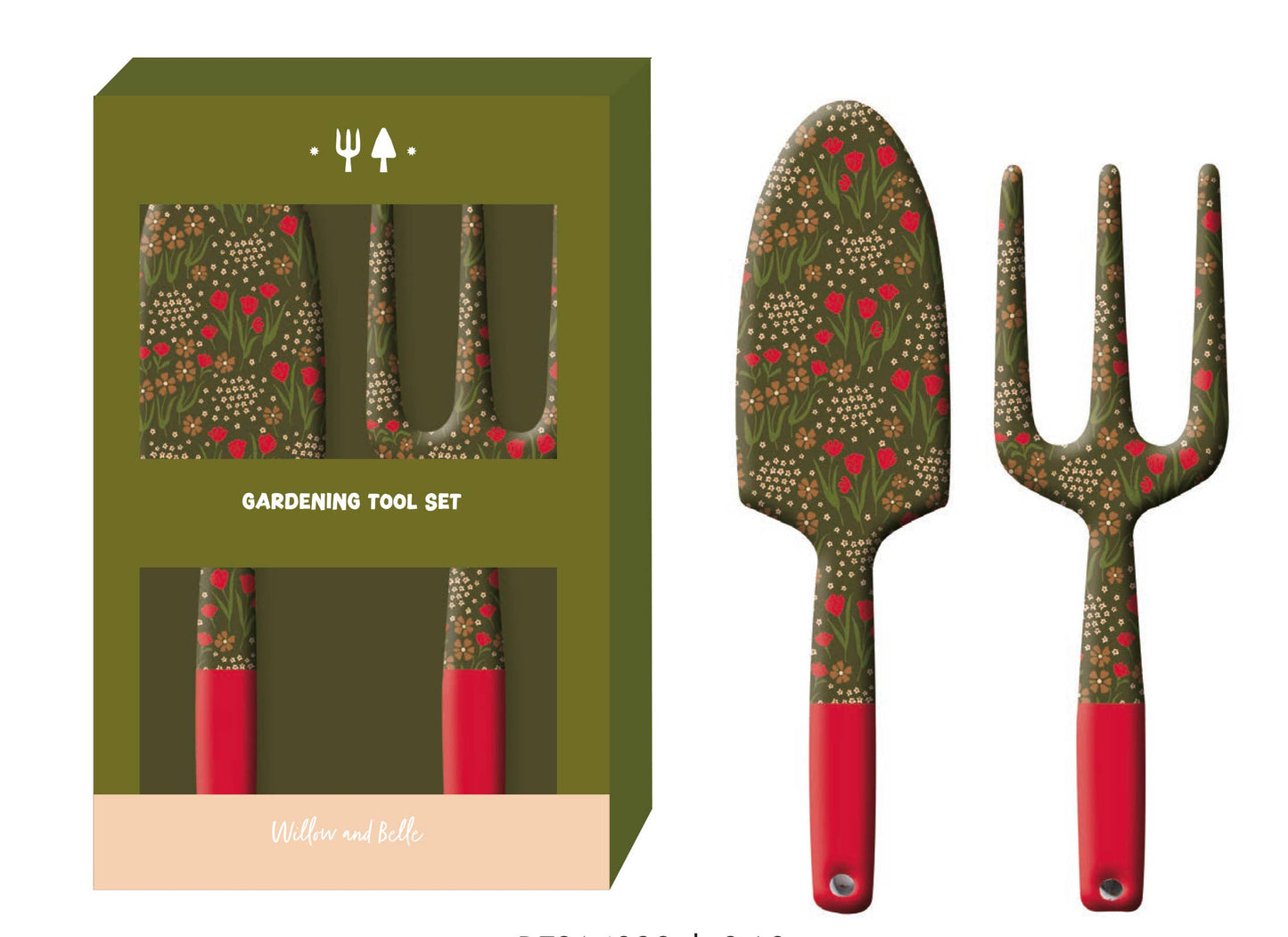 Tool Set - Willow And Belle Meadow Dark Green