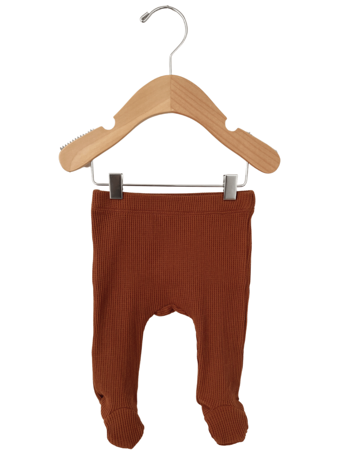 Organic Waffle Kimono & Pant Set, Caramel: 0 - 3 mo.