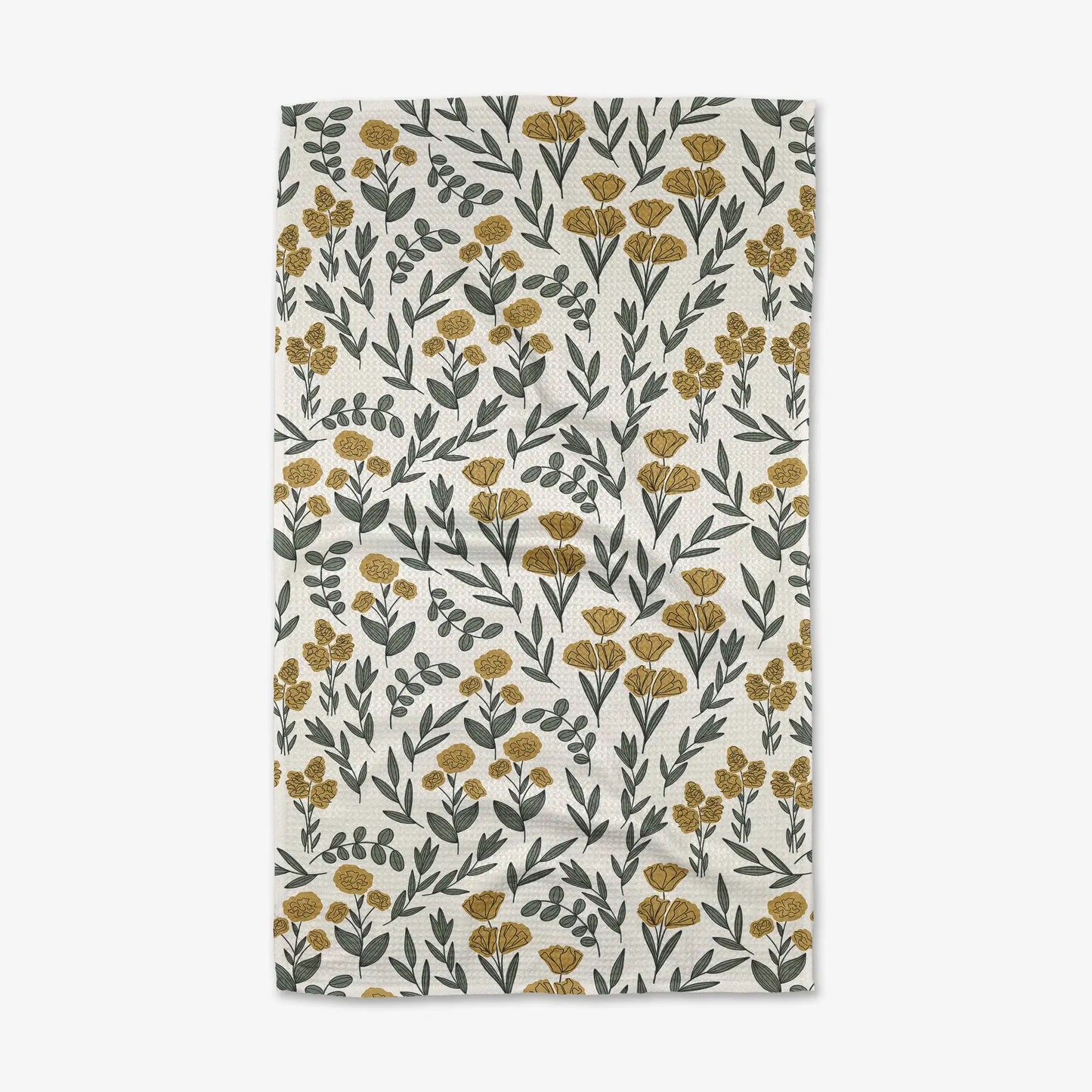 Charolette Yellow Tea Towel