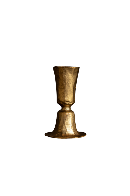 Brass Tapered Candle Holder