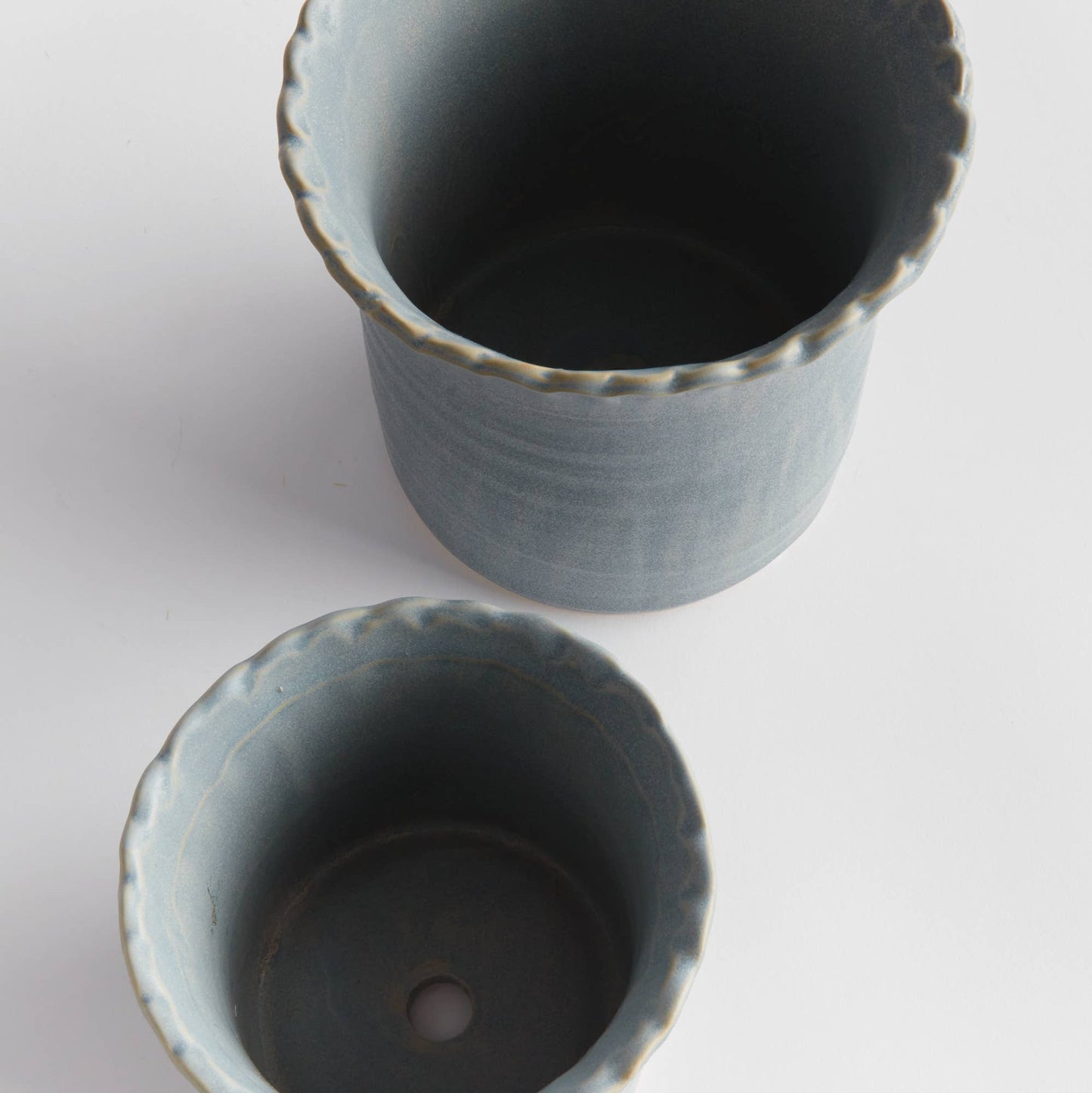 Maya Pots: Blue