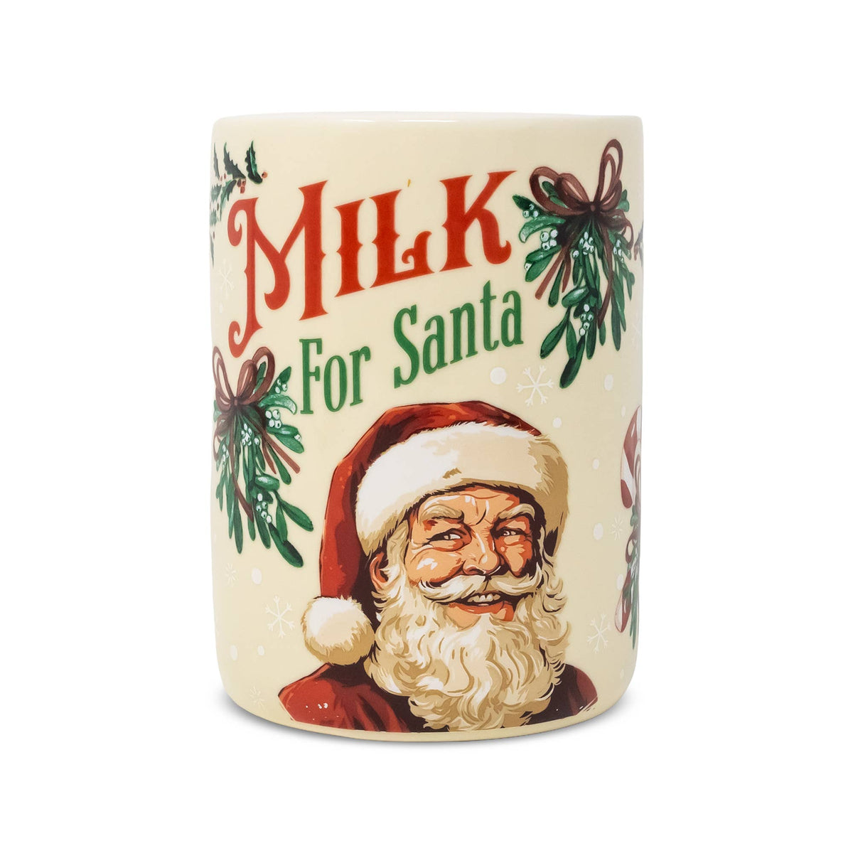Moustachio Ceramic Mug, Santa is Coming to Town