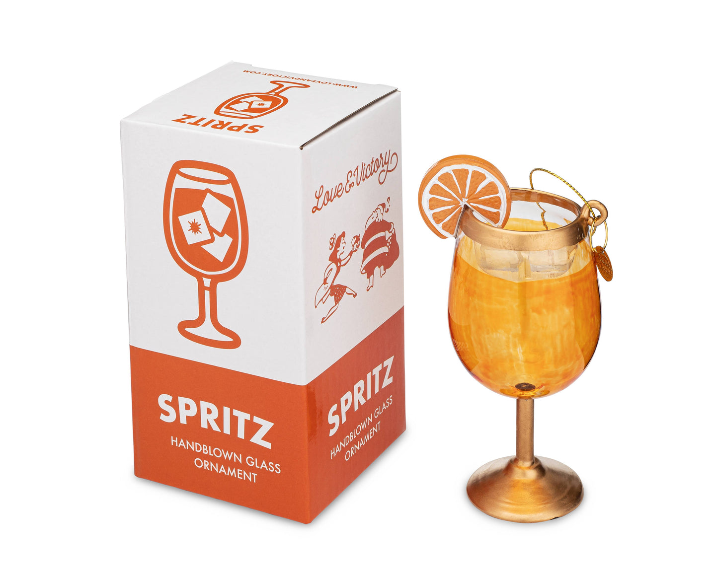 Spritz Cocktail Holiday Ornament