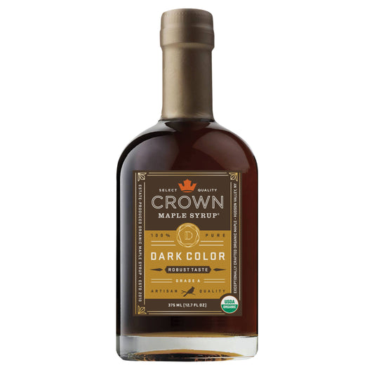 Dark Color and Robust Taste Organic Maple Syrup