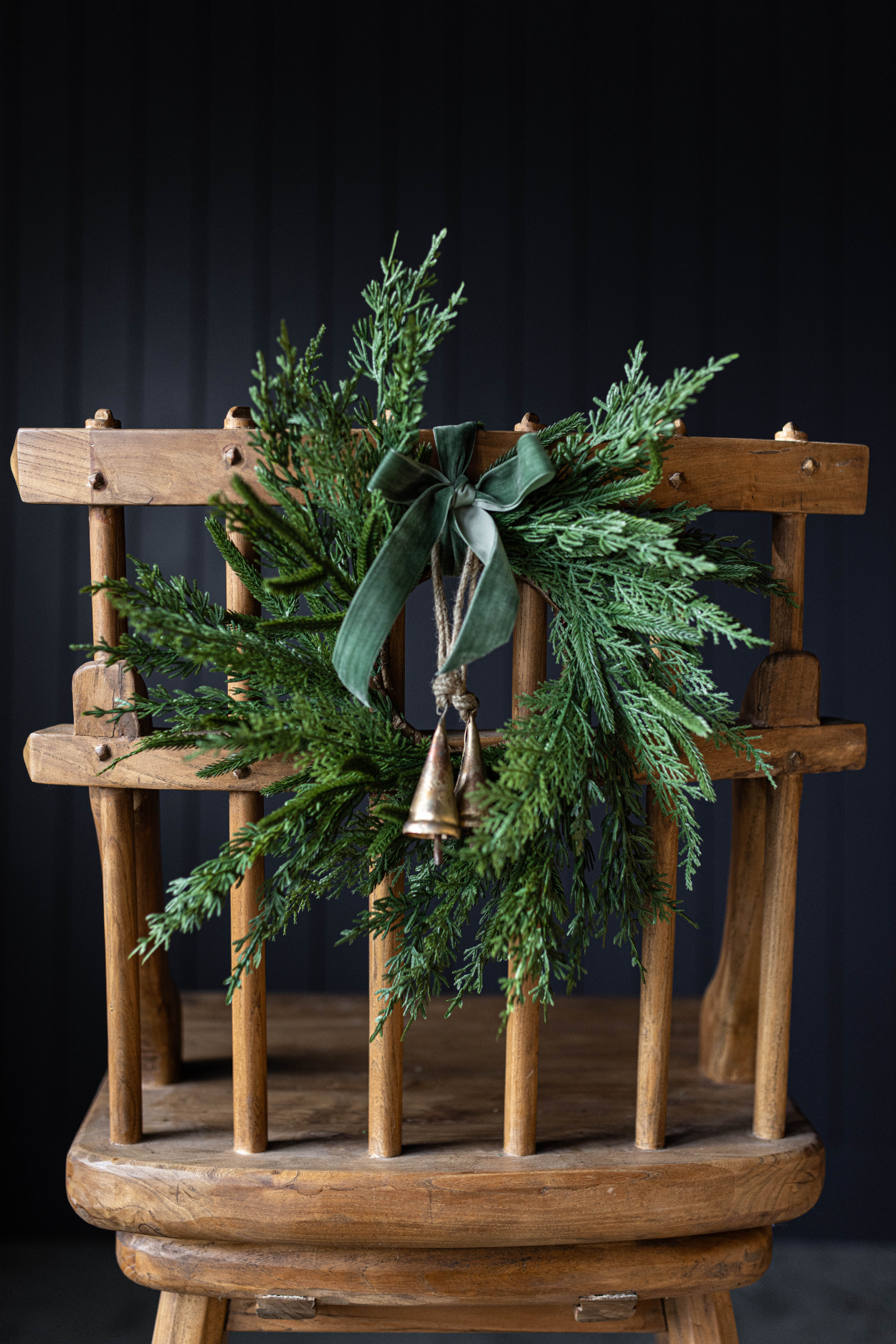 Norfolk & Cypress Mixed Real Touch Wreath - 14"