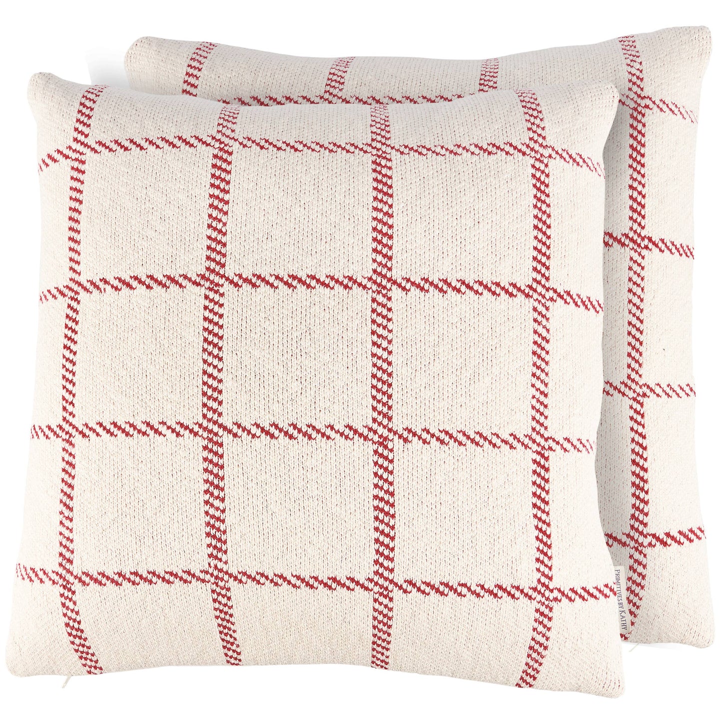 Open Gingham Pillow