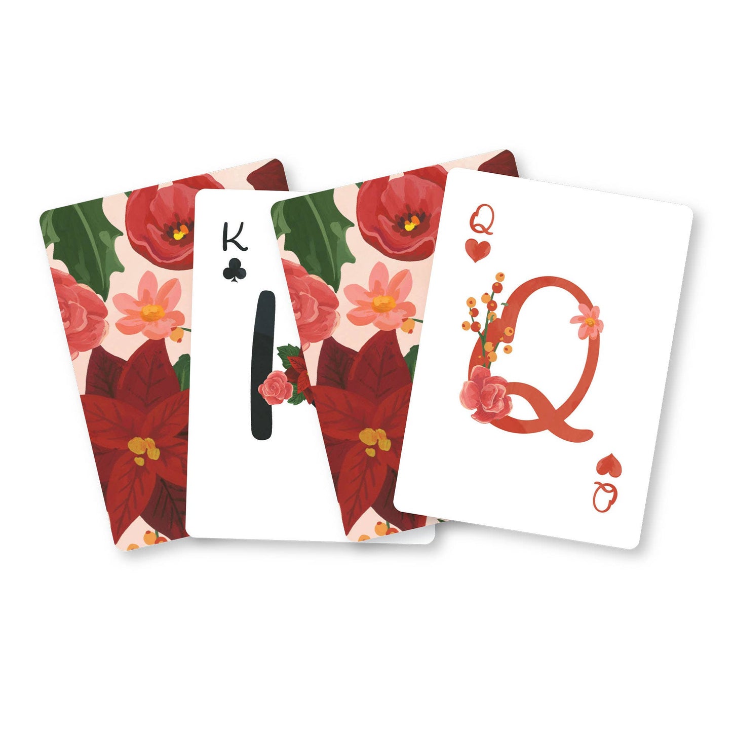 Yuletide Blooms Holiday Set of 2 Playing Cards Decks