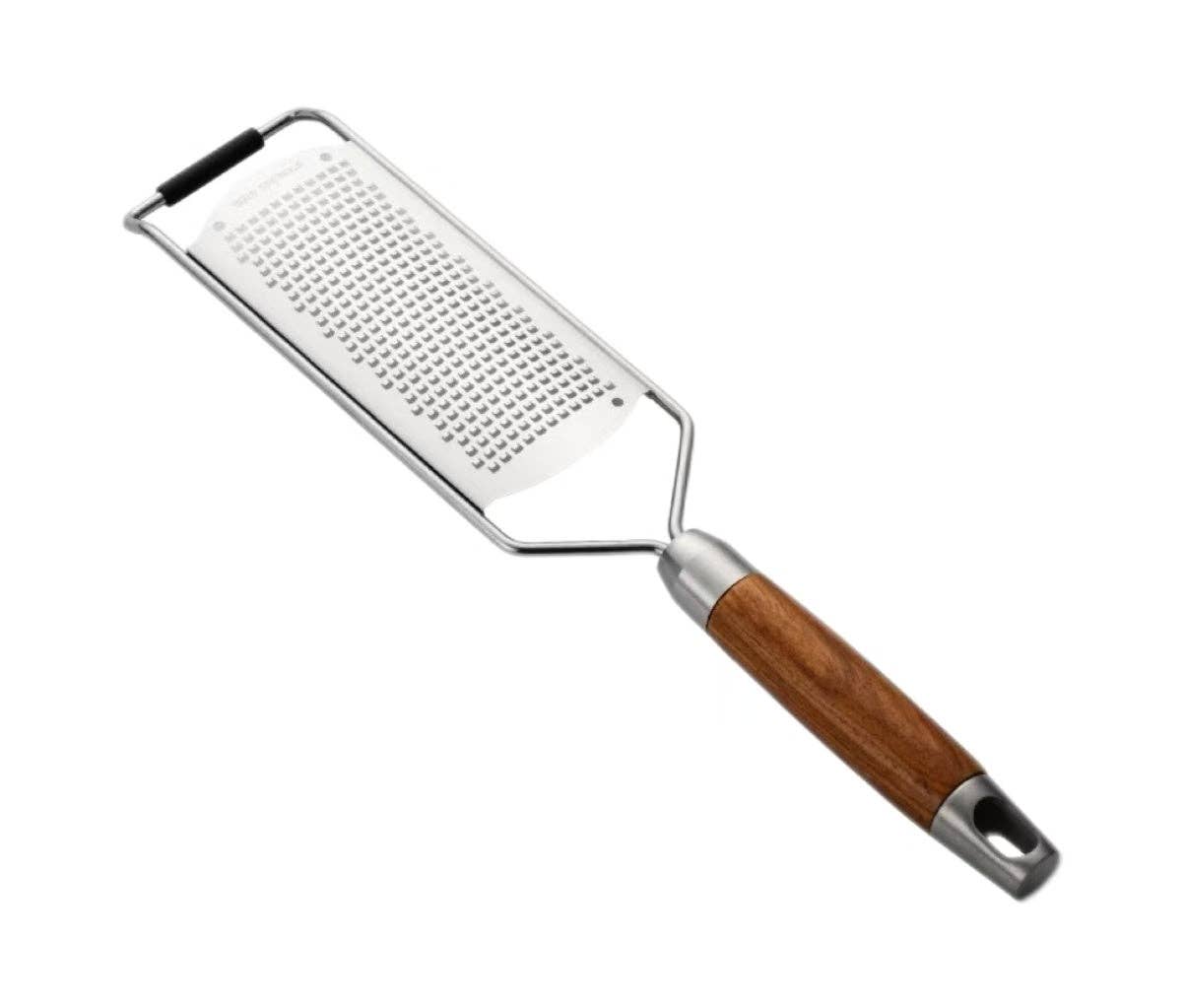 Cheese Grater with Walnut Wood Handle: Thin