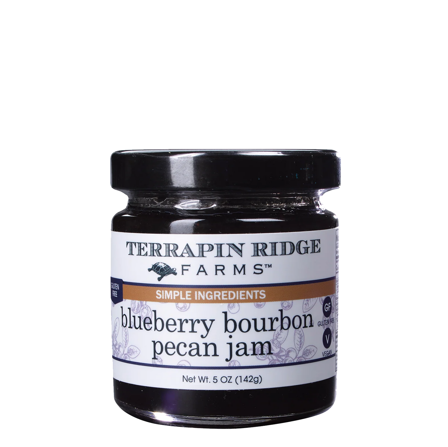 Blueberry Bourbon Pecan Jam - 5 oz.