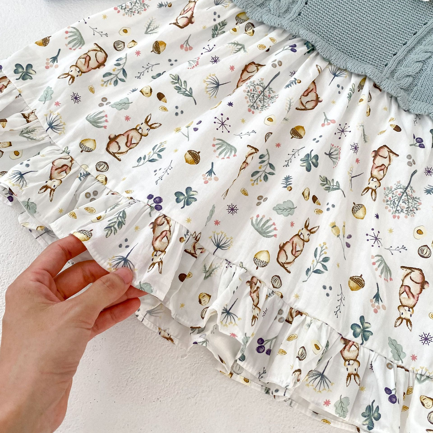 Annie & Charles® Baby Bloomer/FOREST LIFE dress