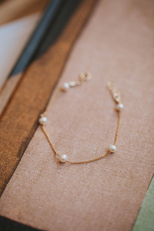 Pearl Bracelet | 14kt Gold Fill