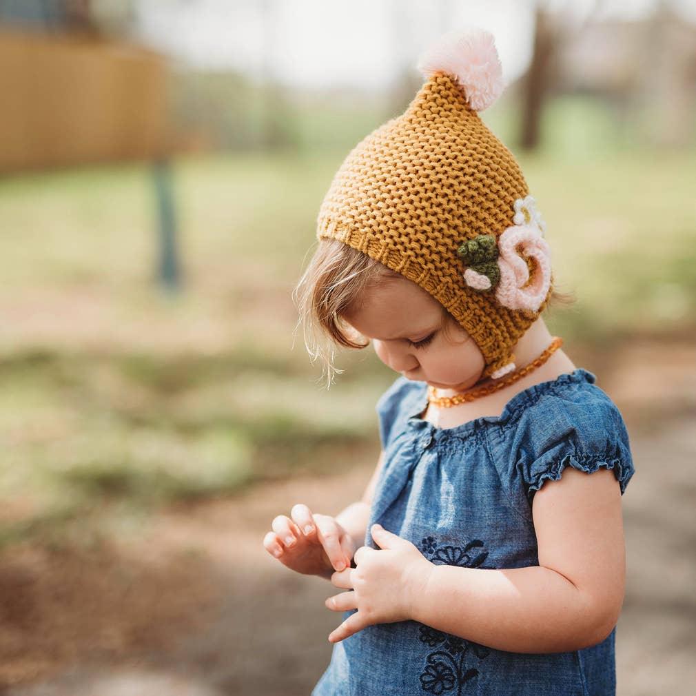 Gold Poppy Bonnet Baby & Kids