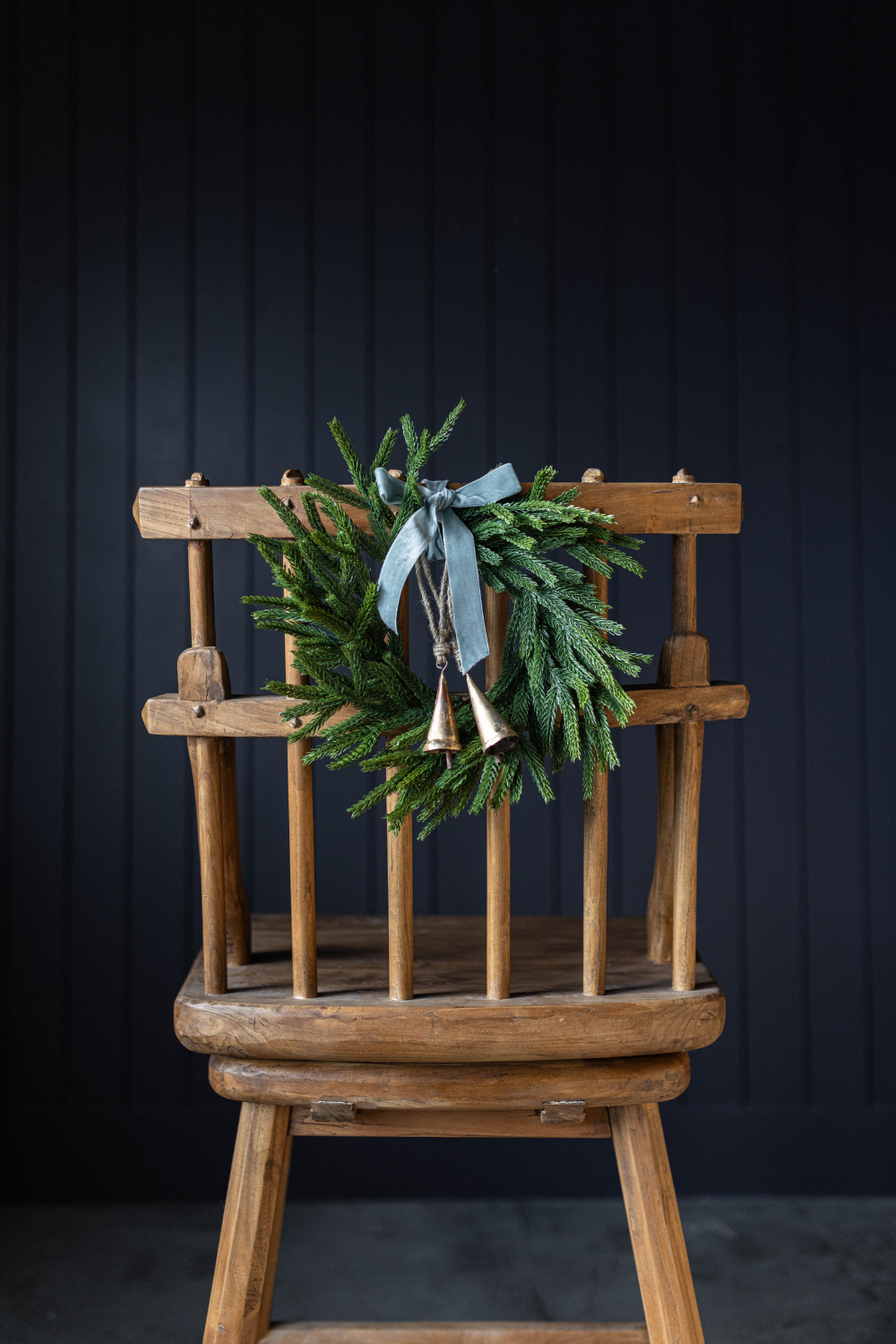 Norfolk Pine Real Touch Faux Christmas Wreath Mini