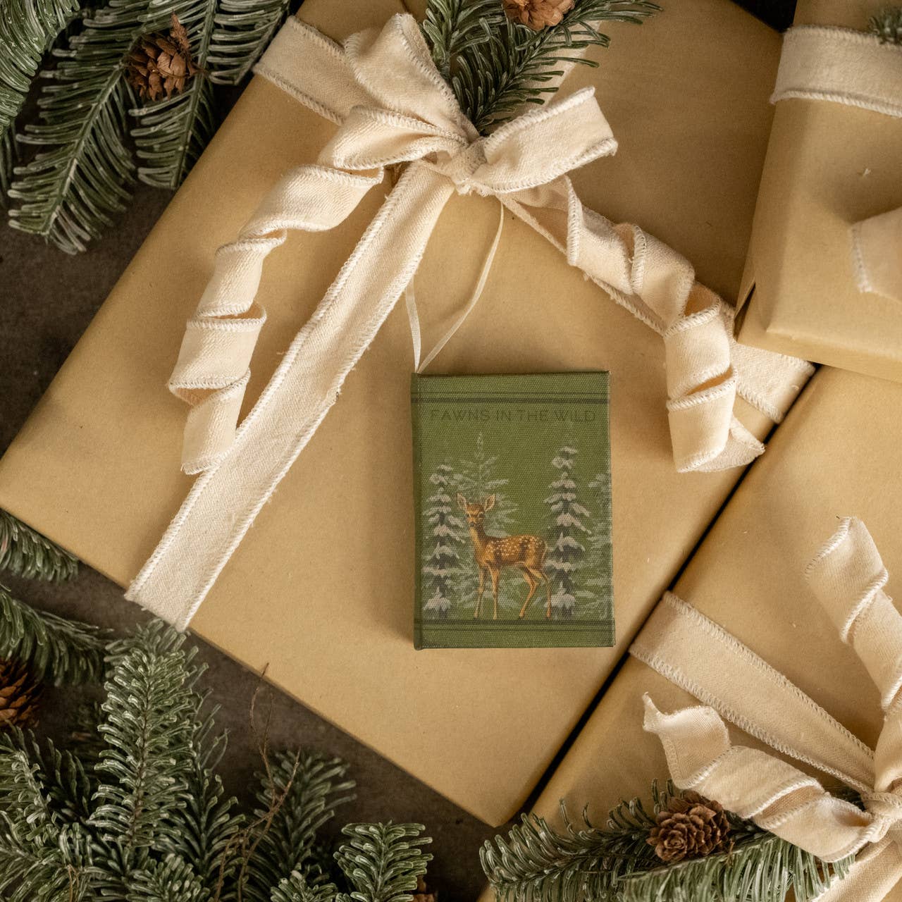 Fawns in the Wild Ornament