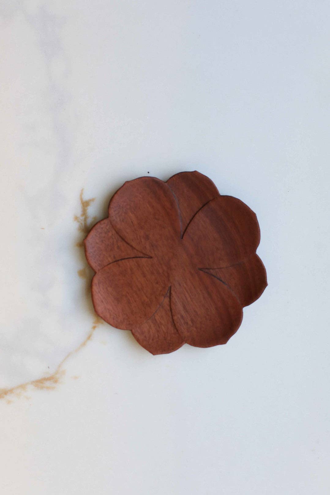 Lotus Wood Coaster
