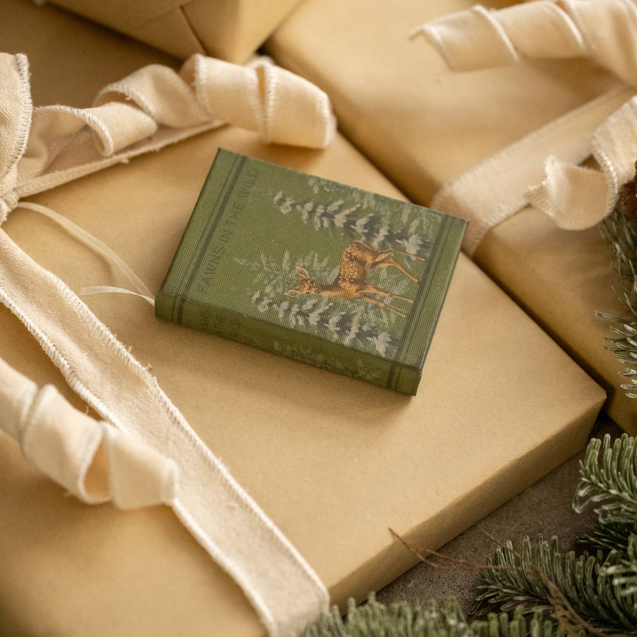 Fawns in the Wild Ornament