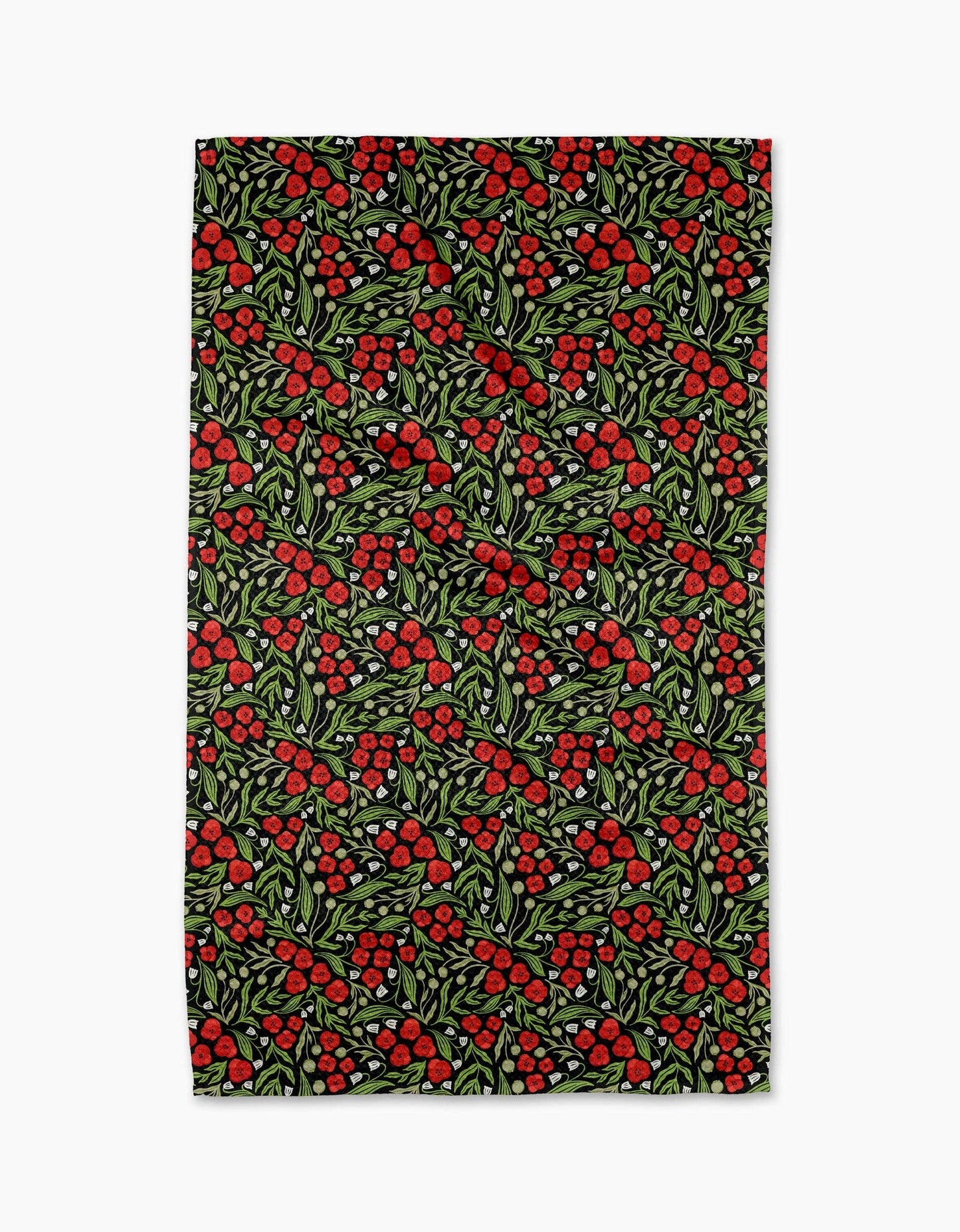 Flowing Poppies Tea Towel