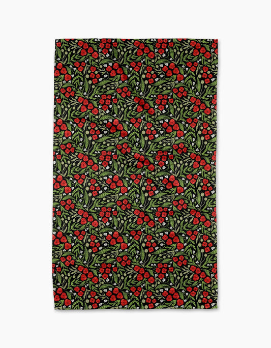 Flowing Poppies Tea Towel