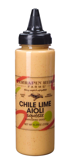 Chile Lime Aioli Squeeze Garnishing Sauce