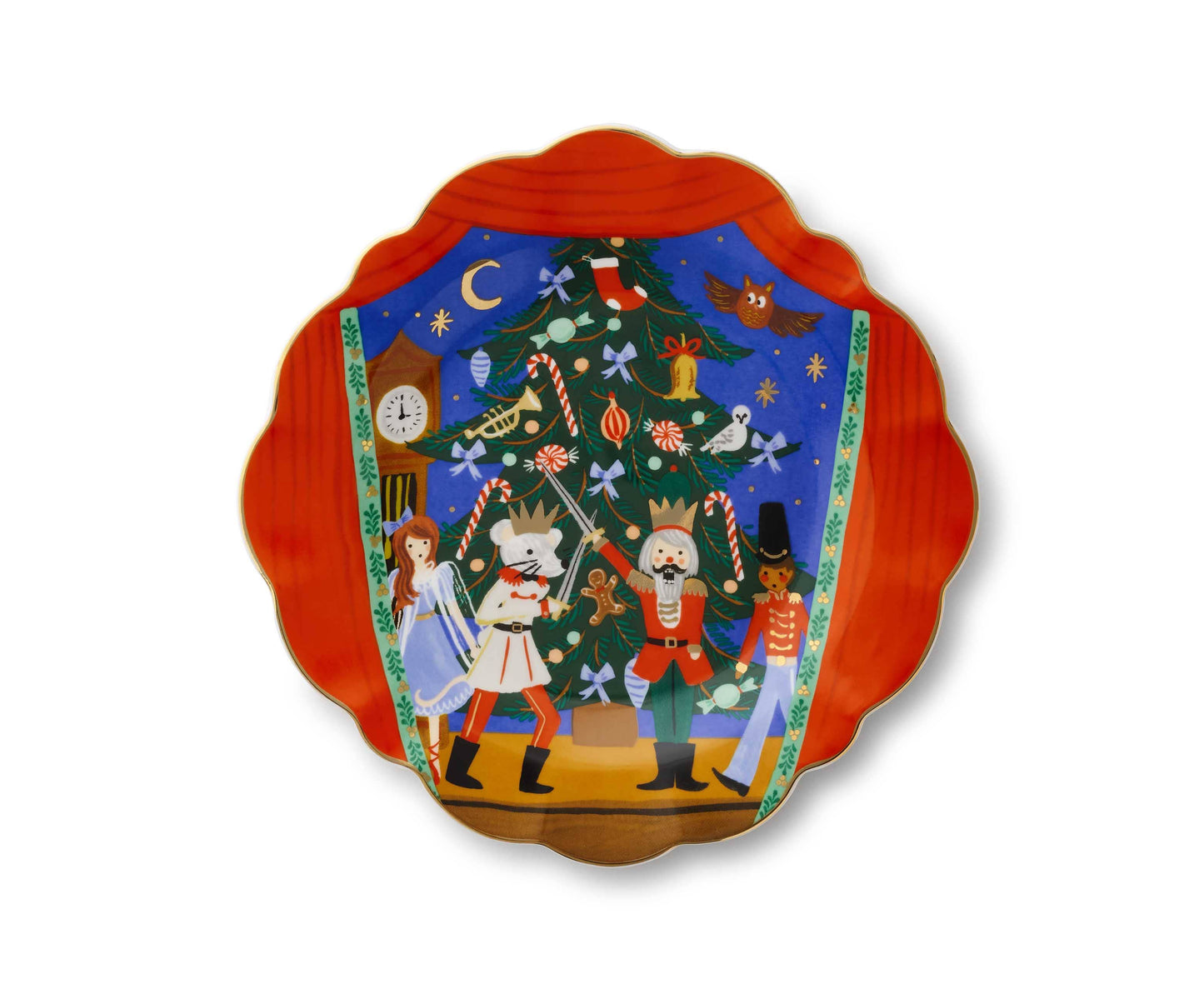 Nutcracker Porcelain Dessert Plates