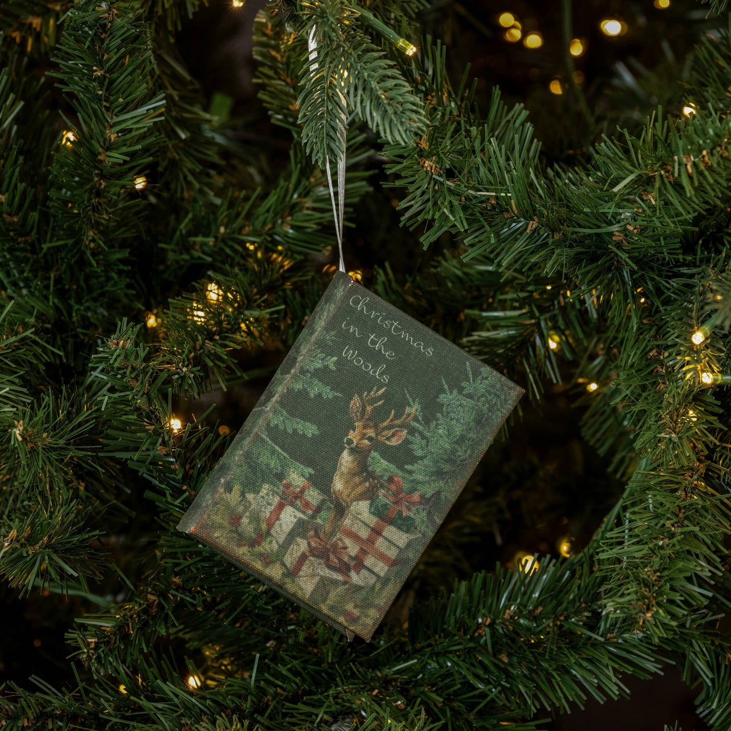 Christmas In the Woods Journal Ornament