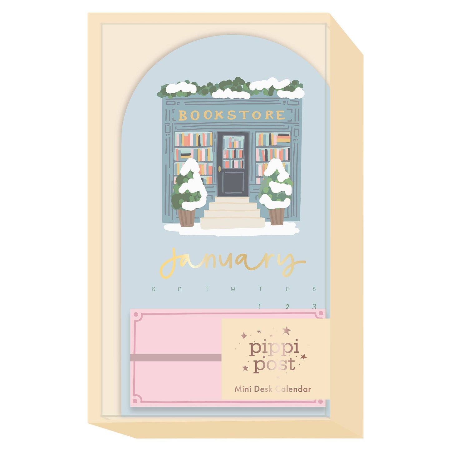 Book Lover's 2026 Mini Desk Calendar