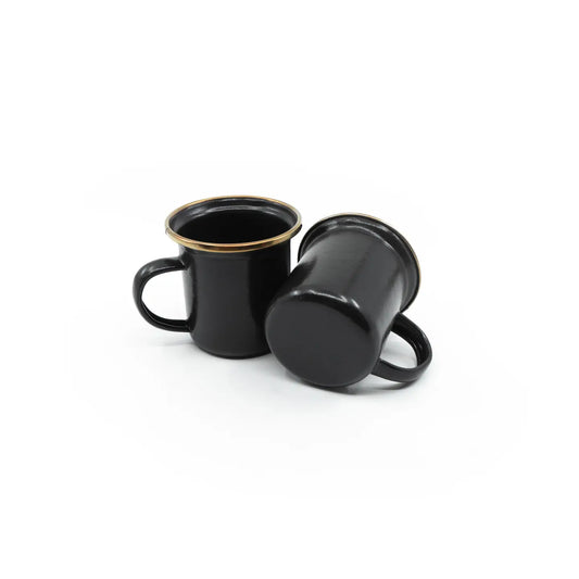 Enamel Espresso Cup-Charcoal